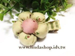 BR313 復古風花花小髮夾～現貨